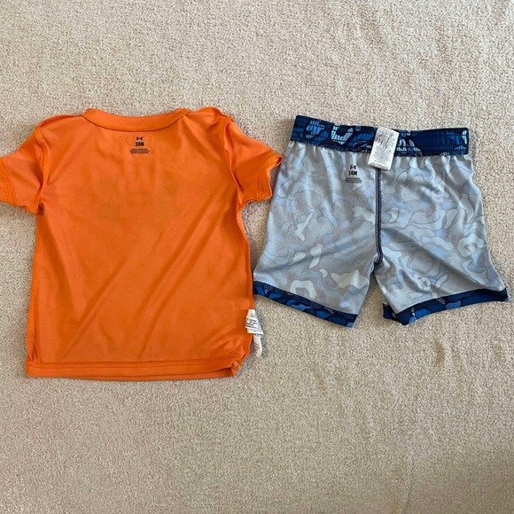 Nike & Under Armour 2 Pack Toddler Boys 24M Activewear Set Jacket Shirt Shorts - Picture 16 of 16